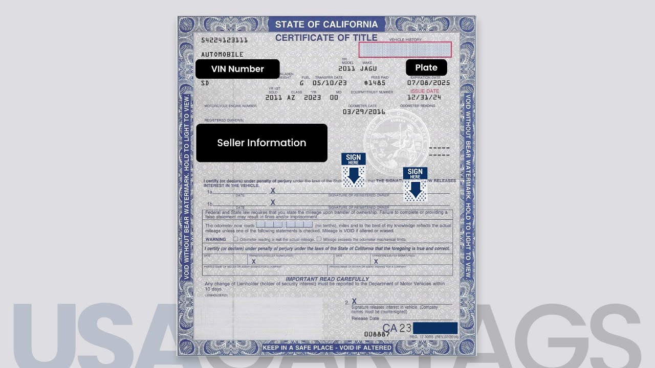How to Transfer a Car Title in California (2025)