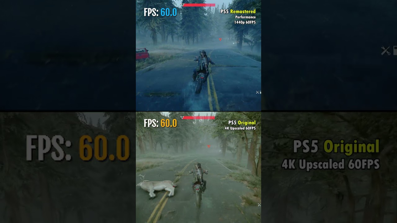 Days Gone Original looks BETTER than Remastered #DaysGone #DaysGoneRemastered #PS5 #ps5pro