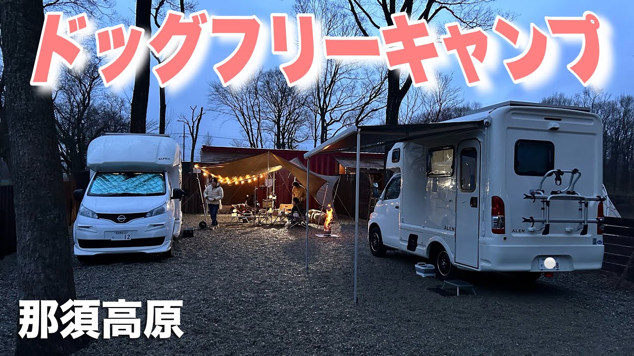 栃木県【那須高原オートキャンプ場クアトロぺロス】ドッグフリーサイトのプライベートキャンプ場へ！＆ペニーレインのワンコOKの個室でランチ、ニワトコさんで下見しました