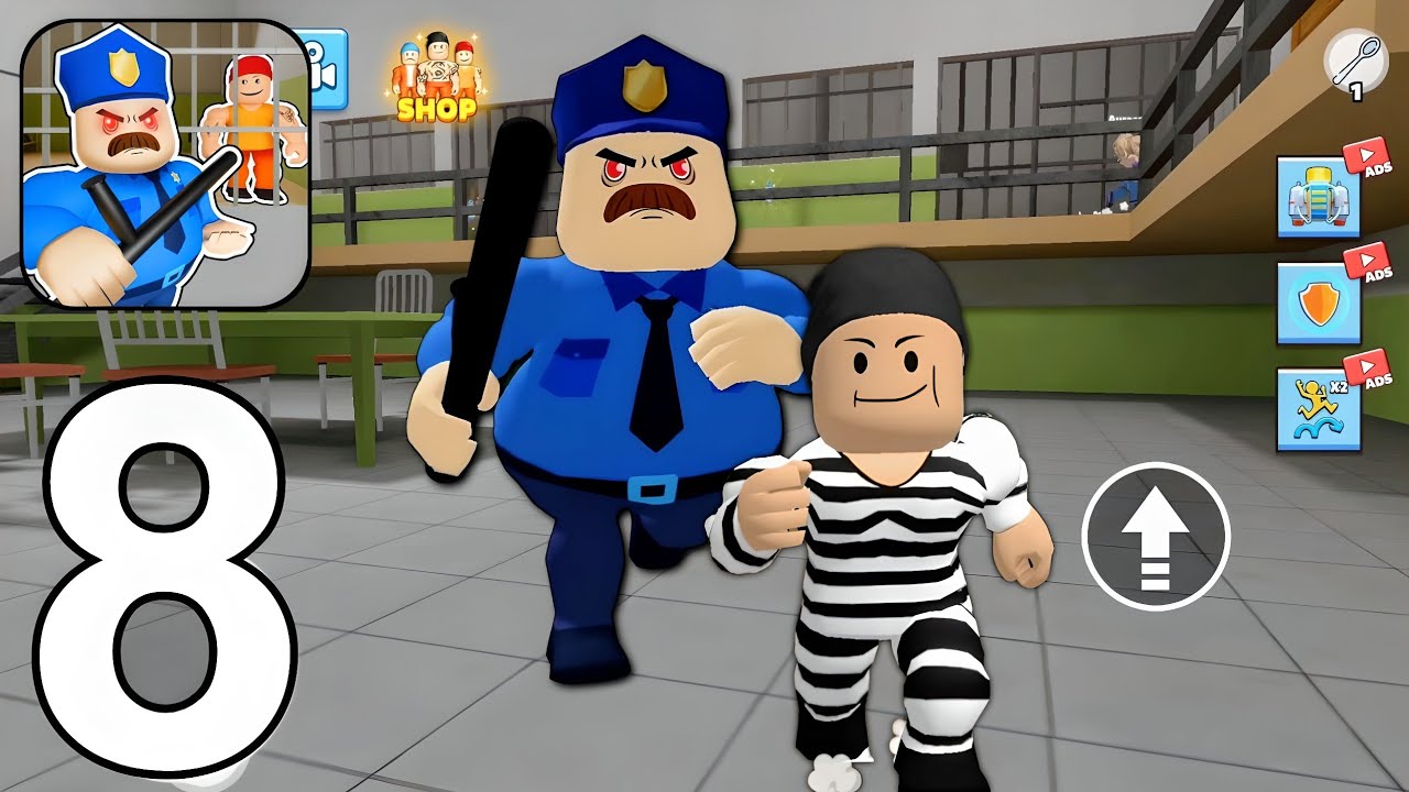 Obby Escape: Prison Breakout - New Update Gameplay Walkthrough Part 8 (Android, iOS)