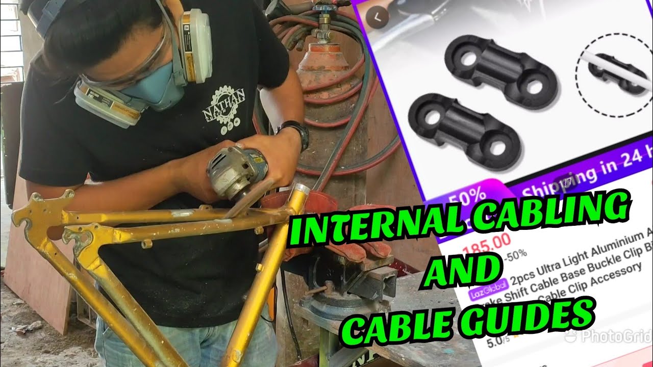 FRAME MODIFICATION: INTERNAL CABLING + HYDRAULIC BRAKE CABLE GUIDES
