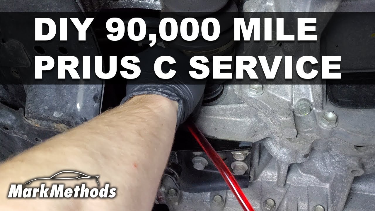Замена масла Prius C и техническое обслуживание на 90 000 миль своими руками