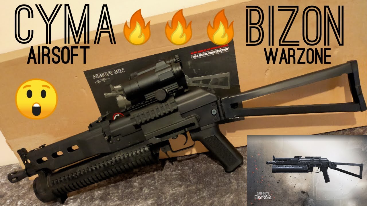 Cyma cmo58 bizon WARZONE AIRSOFT GUN 😎🔥🔥🔥