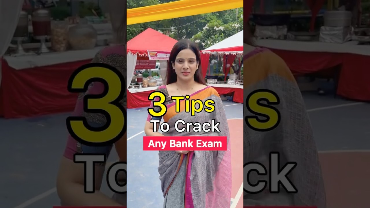 3 Tips to Crack Any Bank Exam 🤩