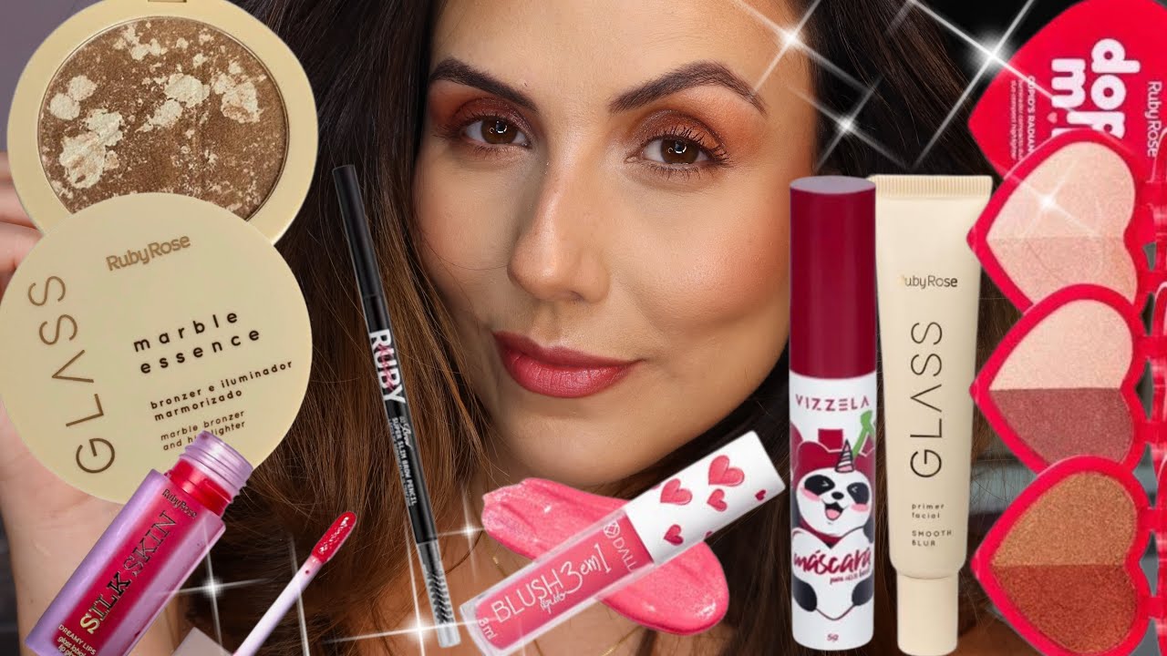 TESTANDO LANÇAMENTOS DE MAKES BEAUTY FAIR: RUBY ROSE, DALLA, RUBY KISSES, VIZZELA, KLASS VOUGH