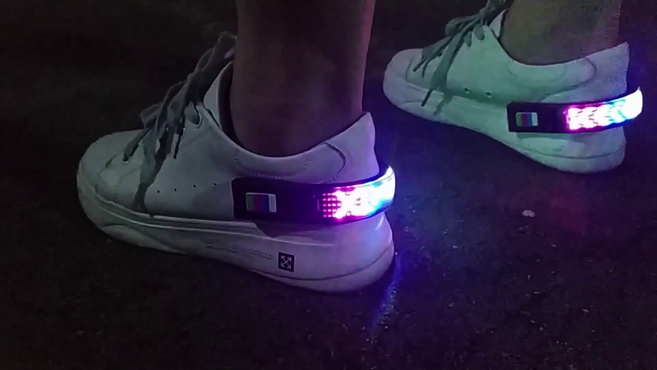 Waterproof USB Rechargeable Message Led Shoe Clip Light