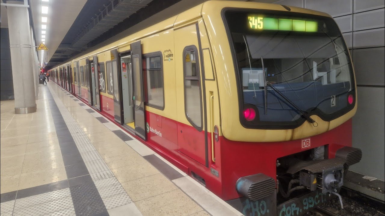 S-Bahn Berlin | Mitfahrt in der S45 von Berlin Schöneweide bis Flughafen BER in der BR 482 Mod 040-3