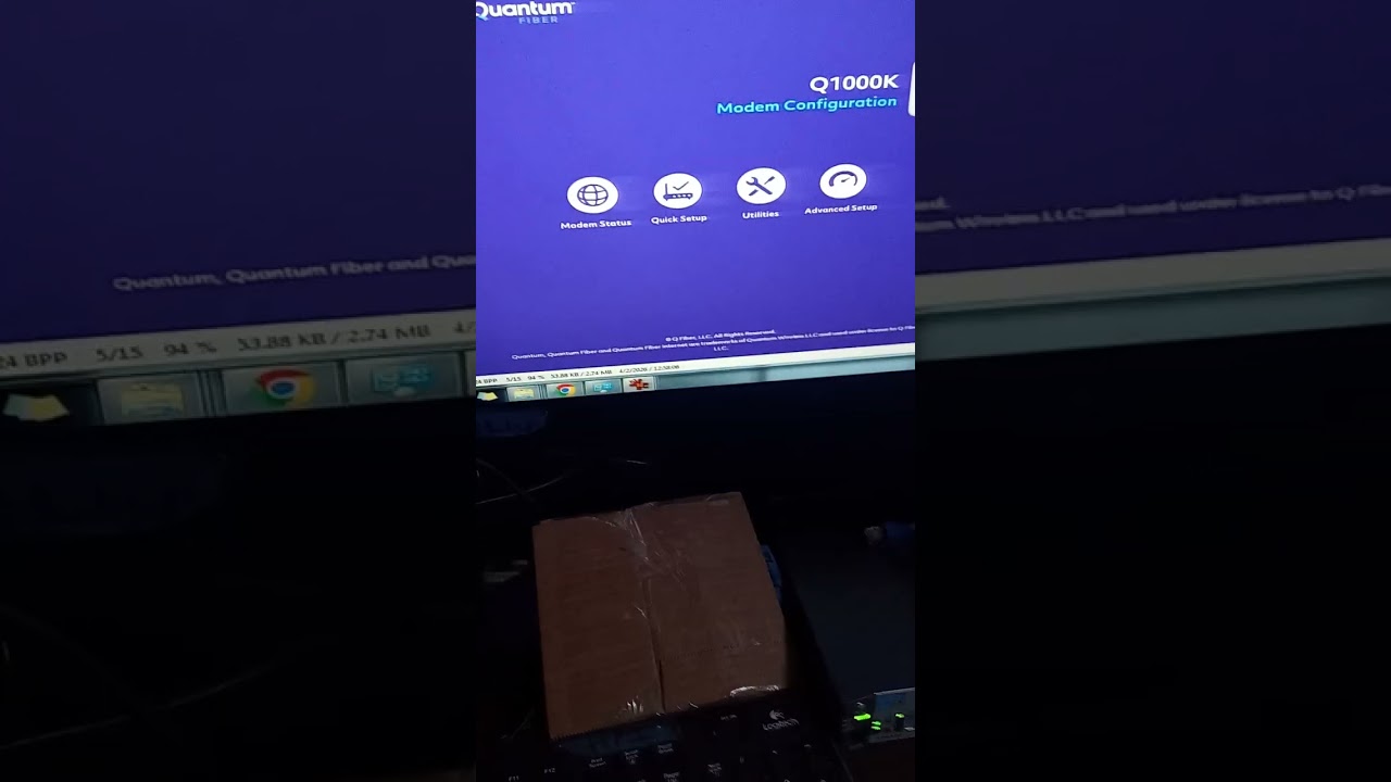 Quantum fiber Modem configuration ( or router) (Un-official guide!)