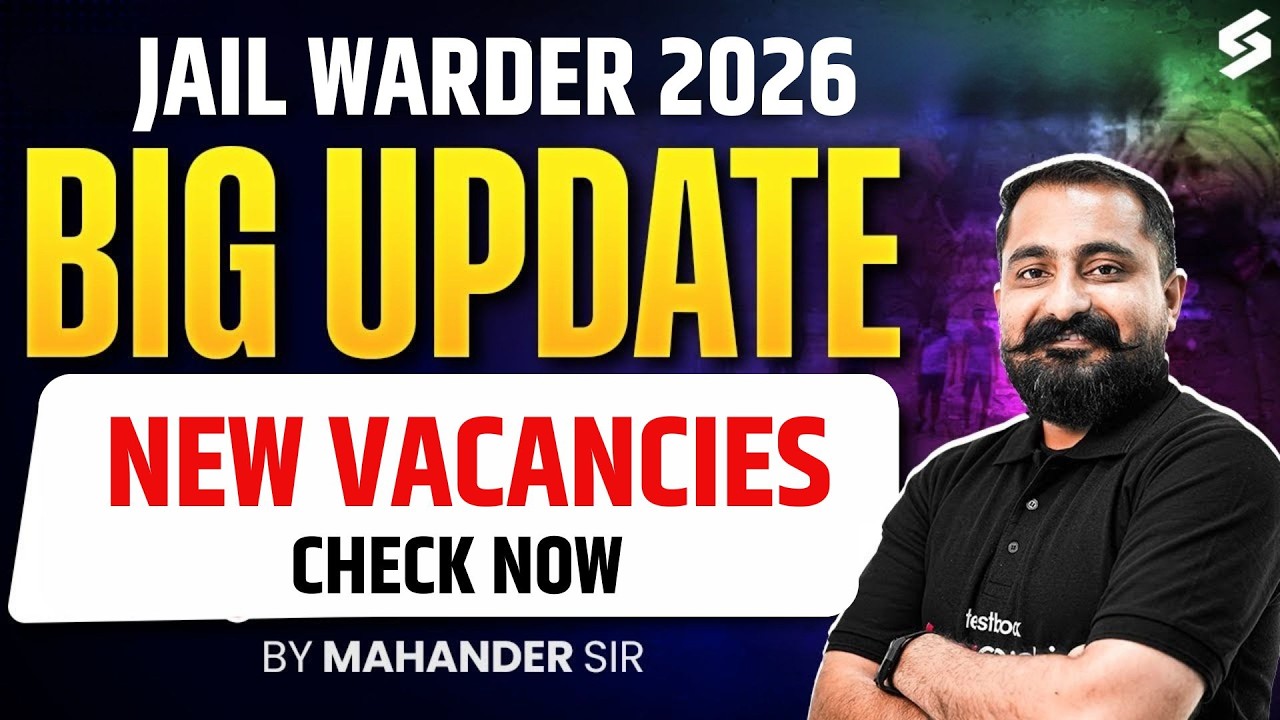 PSSSB Jail Warder 2026 Vacancy Out | Jail Warder 2026 Notification | PSSSB Jail Warder Update