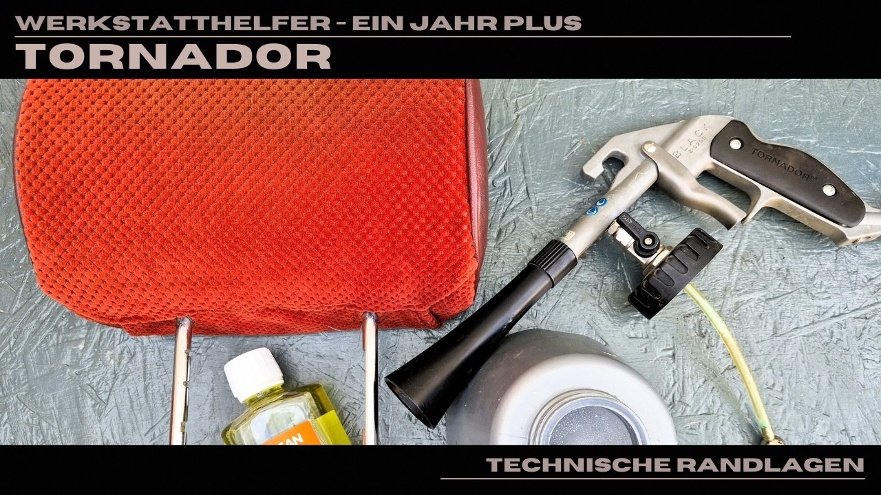 Werkstatthelfer ein Jahr plus - Tornador als Polsterreiniger
