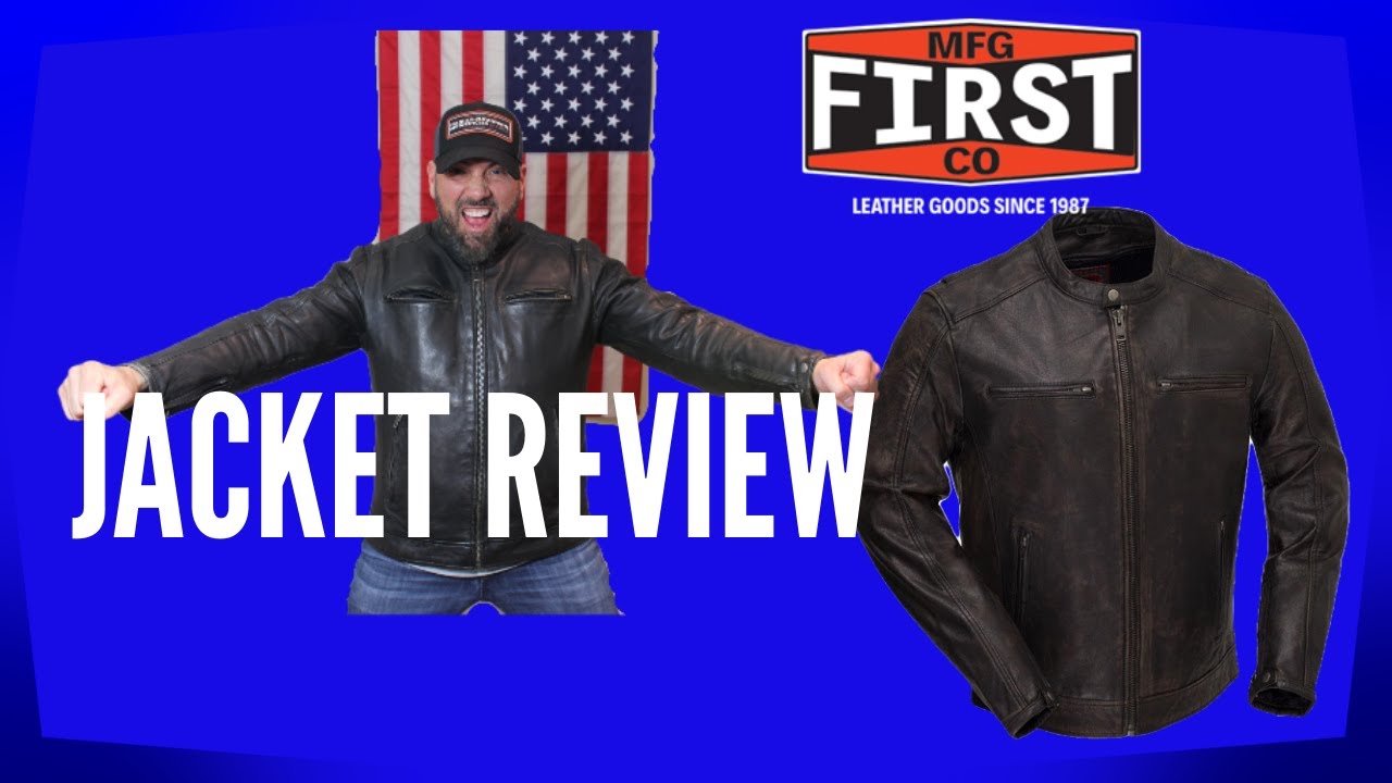 First Manufacturing Company Hipster - Men's Motorcycle Leather Jacket review.OMG MOTO EPISODE #61