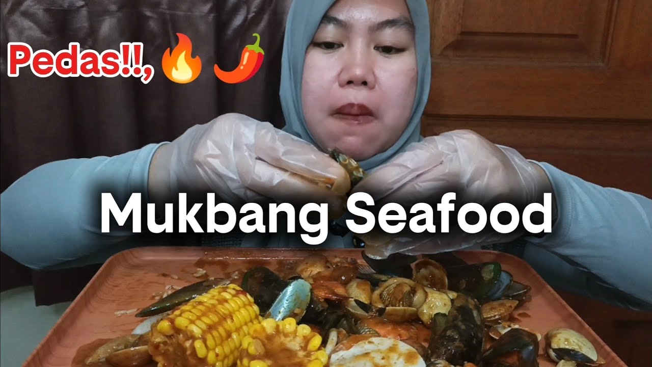 Mukbang Seafood Pedas 🌶🔥