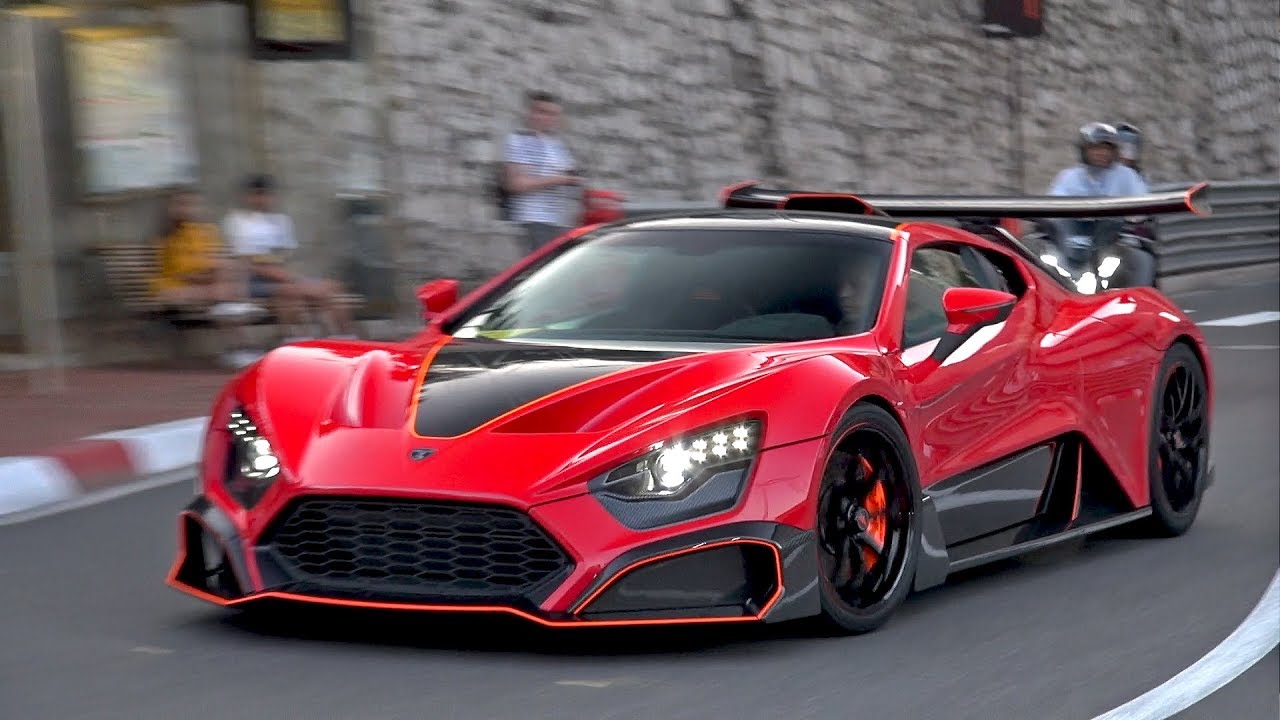 1,200 HP Zenvo TSR-S on the Road in Monaco!