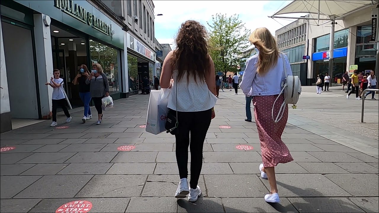 Virtual Walk - Southampton City Centre - High Street Shops - June 2021 | kittikoko