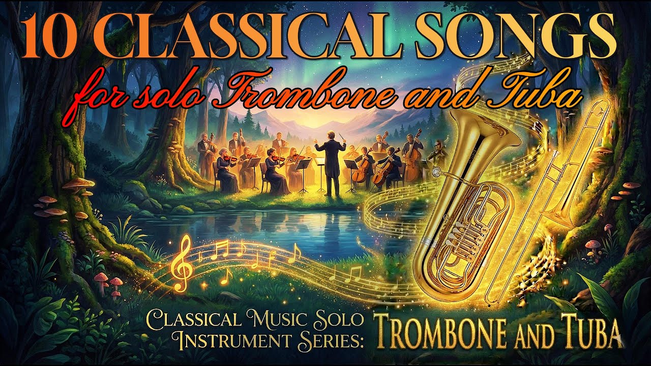 Classical Solo Instruments Series: TROMBONE & TUBA |Warm Low Brass Music for Sleep & Calm