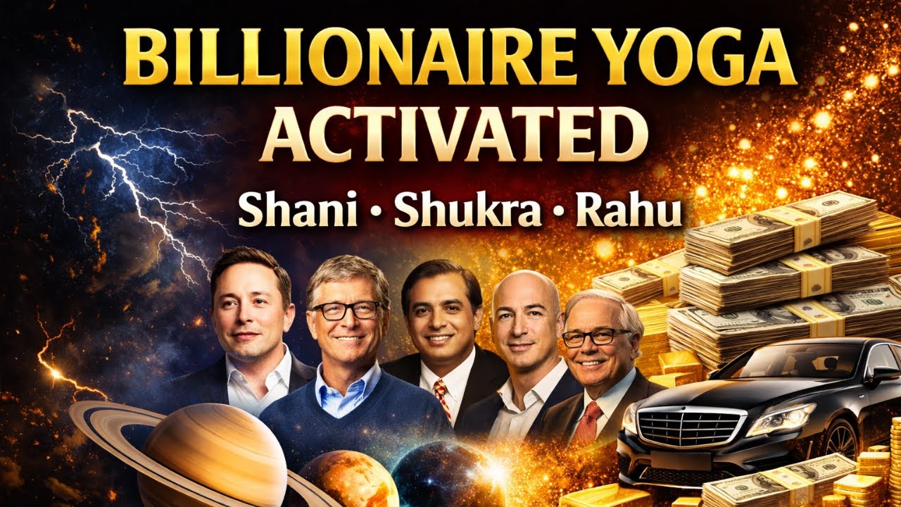 Shani Shukra Rahu बनाते हे Billionaire Yoga जो केवल अरबपतियो कि कुंडली में मिलता है