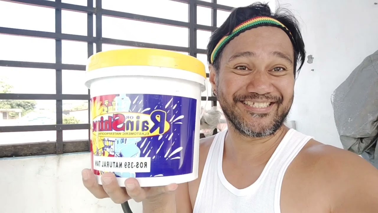 DIY painting Rain or shine Elastomeric paint how to apply and tracing gloor leaks on walls & roofs