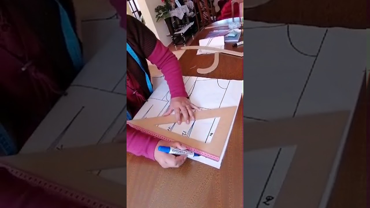 Trazado de la Blusa de cholita