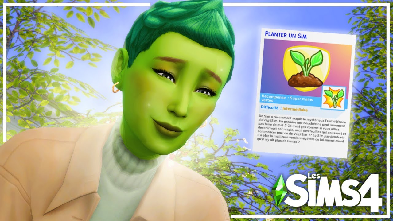 Mon tout premier scénario 👀 | SIMS 4 Let's Play Scénario 'Planter un Sim'🪴