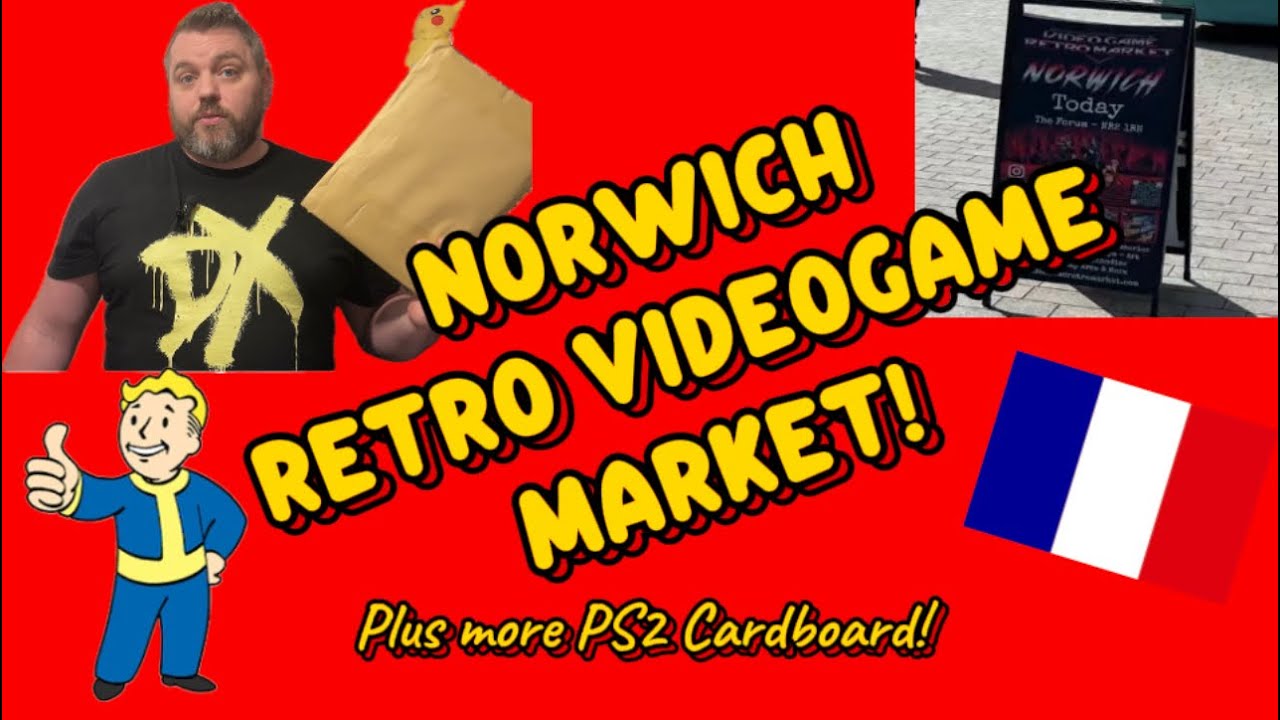 Norwich Retro VideoGame Market! Plus More PS2 Cardboard!
