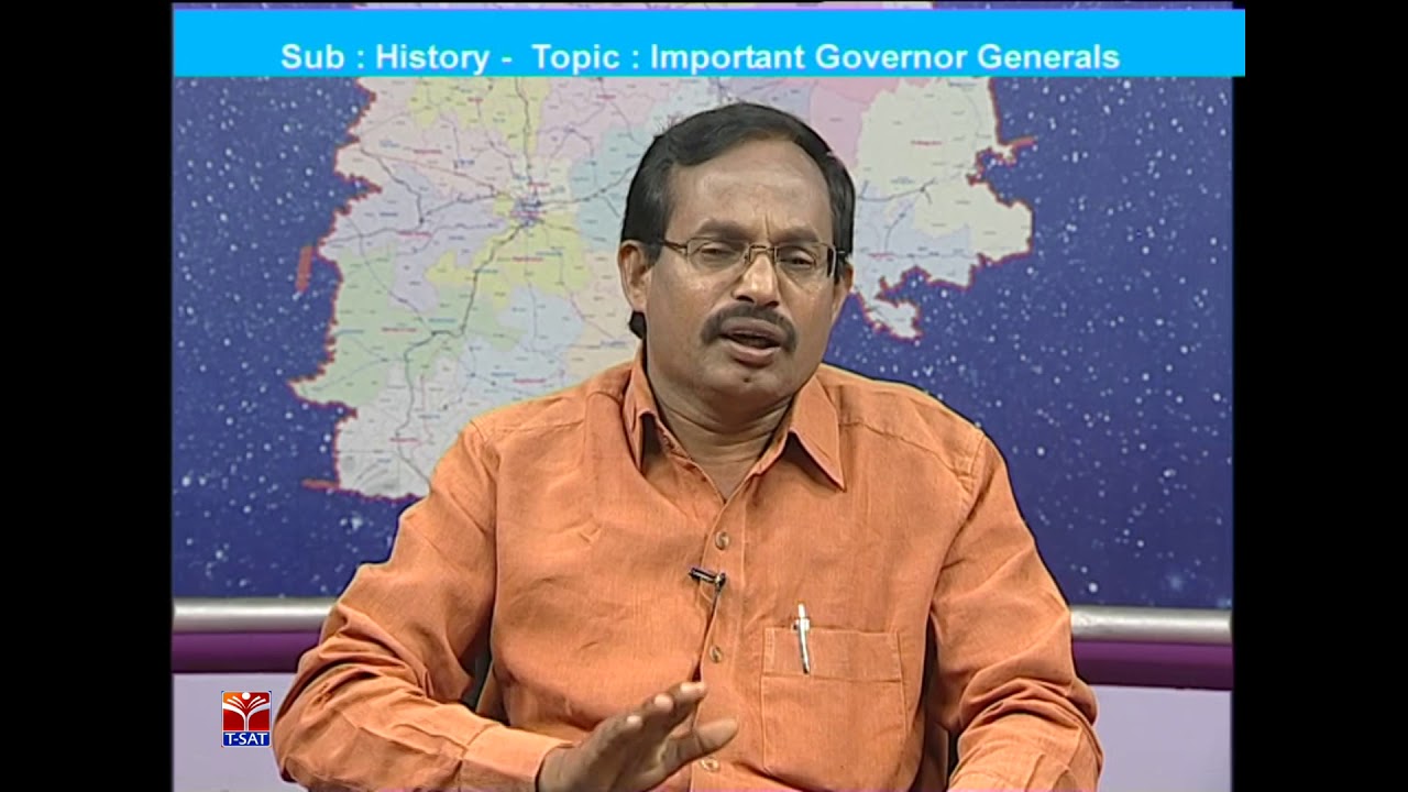 TSPSC - Police || History - Importanat Governor General || D Padma Reddy