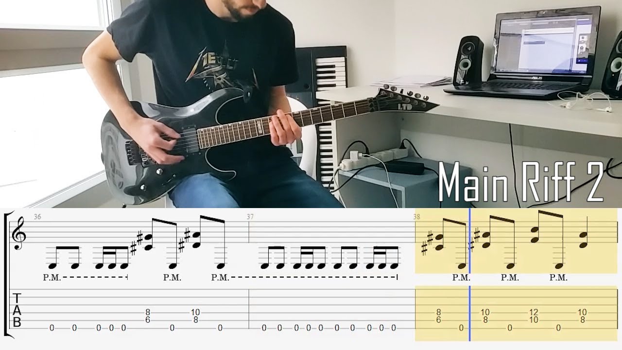 RAMMSTEIN - Zeig Dich Full Guitar Lesson w/ Tabs