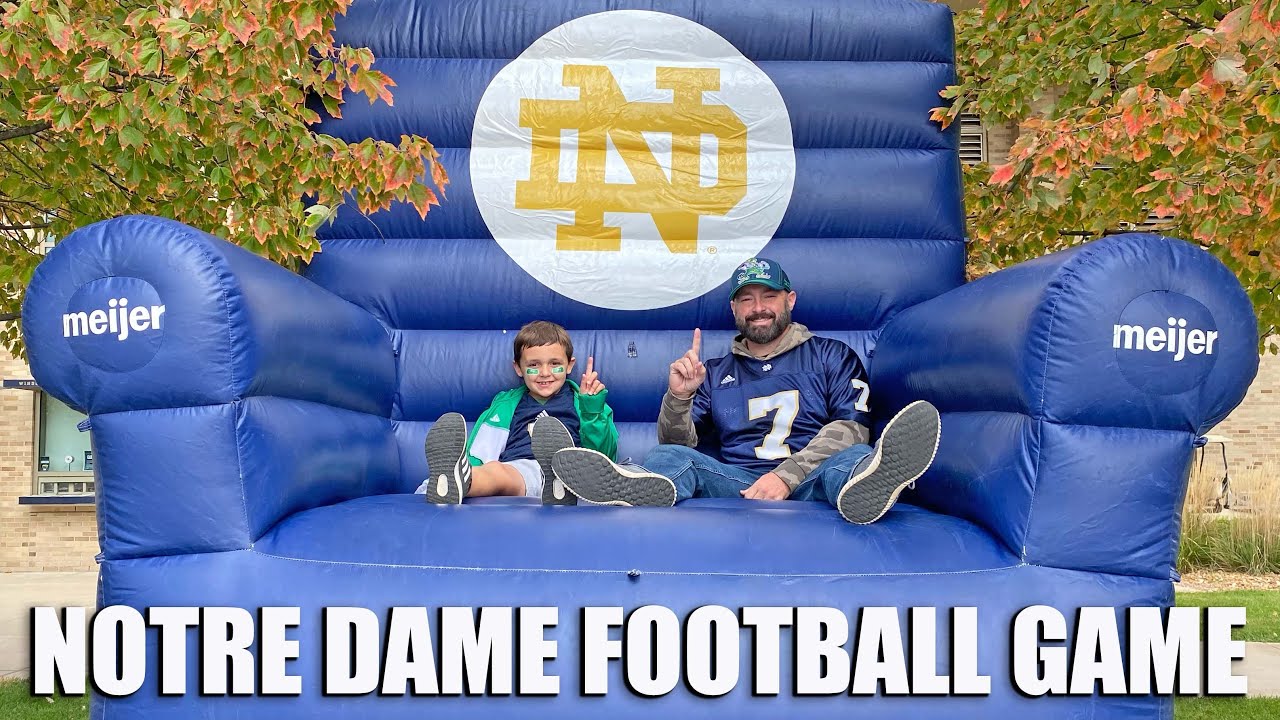 Kaden attends the Stanford @ Notre Dame football on October. 12th, 2024