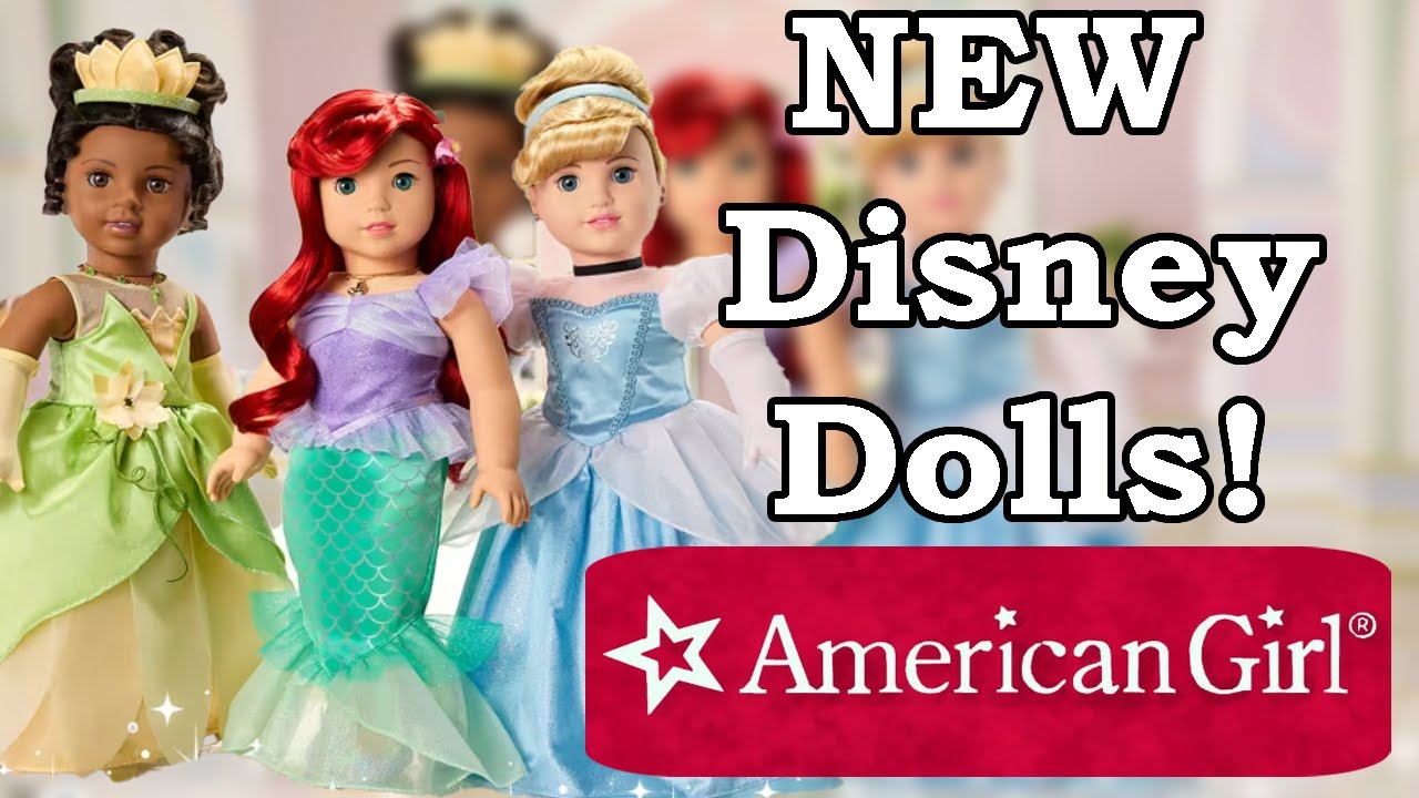 Reaction to the NEW American Girl x Disney Princess Collab - Cinderella, Ariel, Tiana