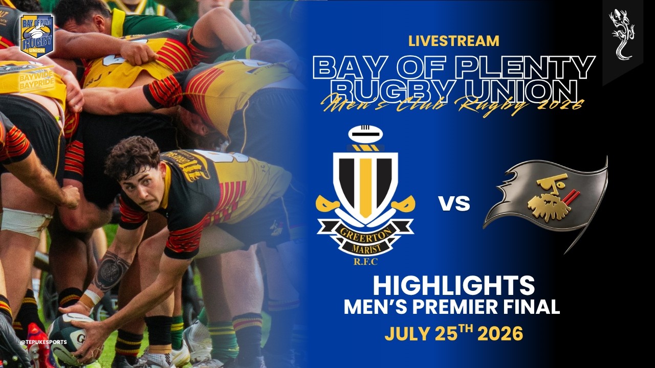 HIGHLIGHTS | Baywide Premier Men's Rugby FINAL - Greerton vs Te Puke -  Local Gecko TV
