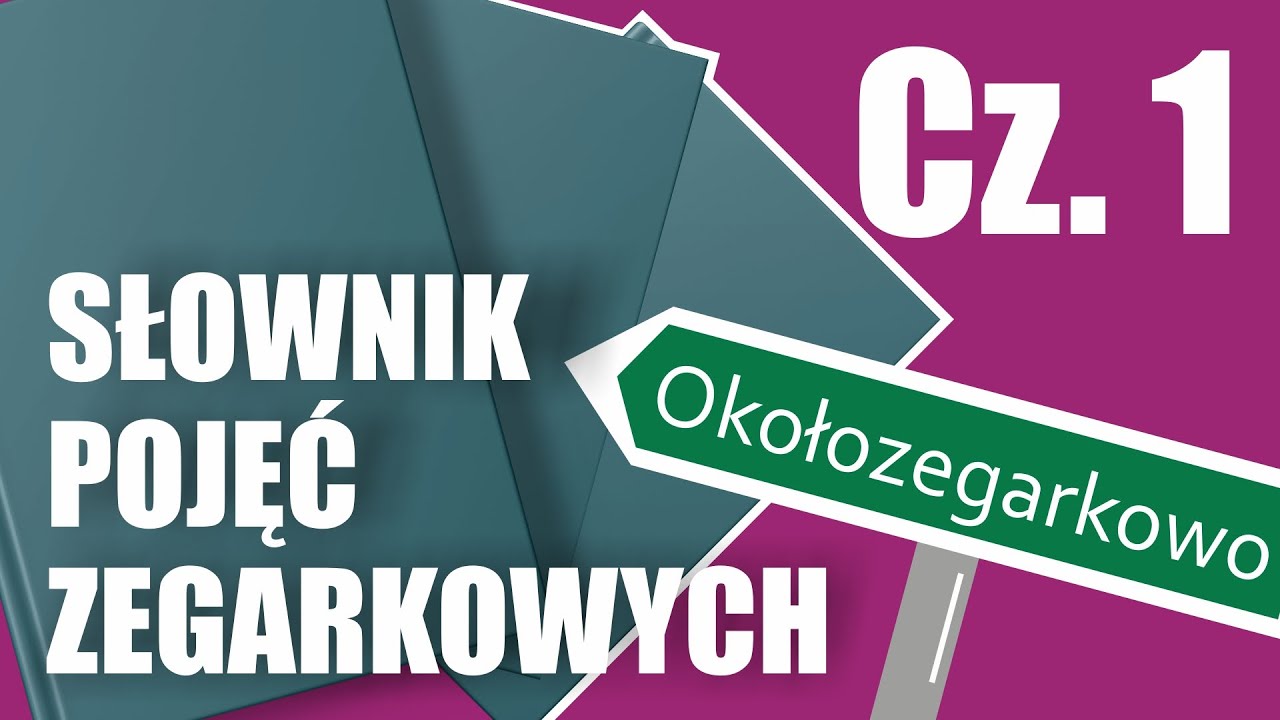 Słownik pojęć zegarkowych cz.1 odc. 0003 Okołozegarkowo