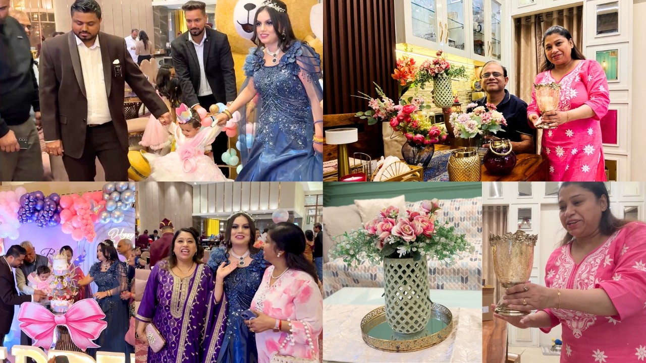 Achanak jana pada birthday party par! 😱 Prashant ne dilaaye itne sundar Flower Vases 💐 Shopping Vlog