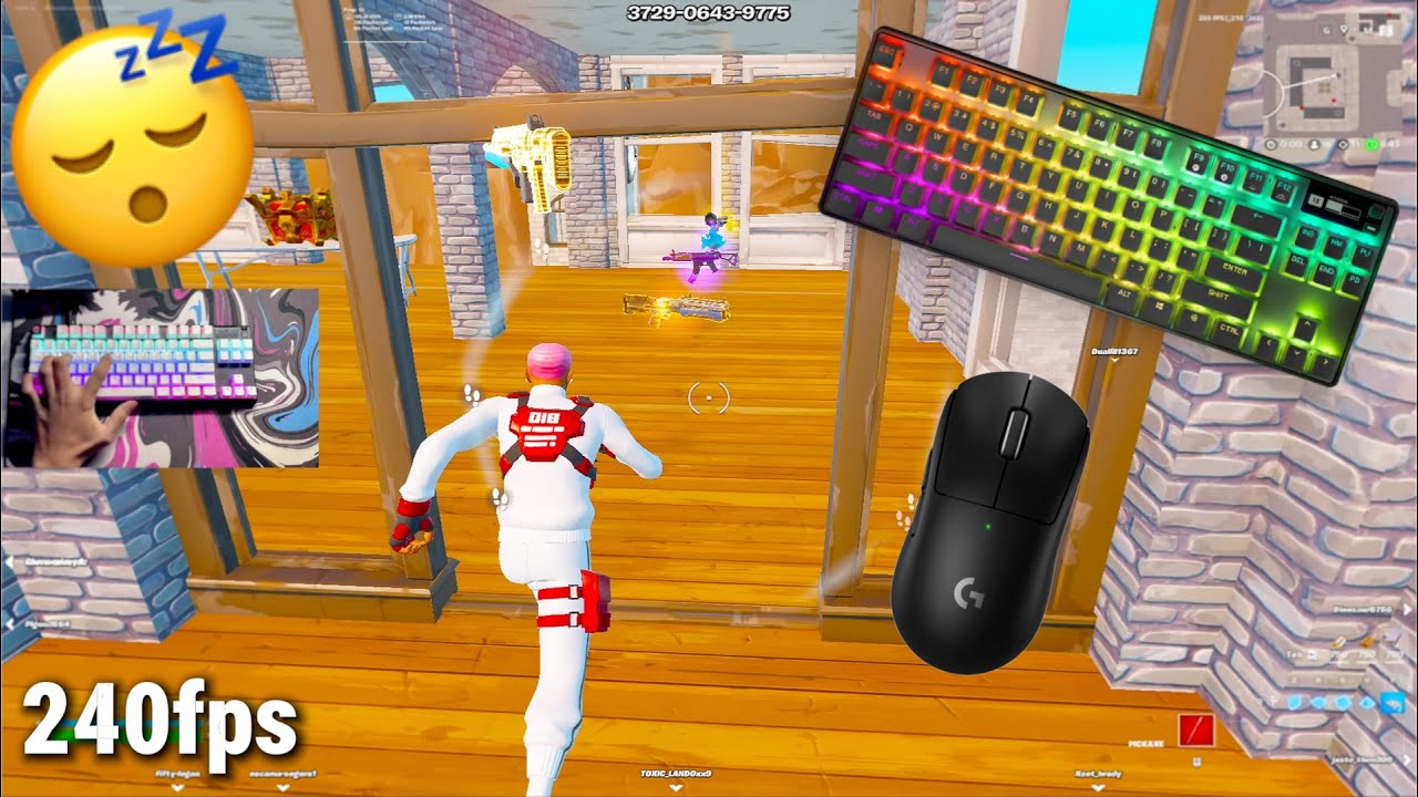 SteelSeries Apex Pro TKL ASMR 😴 Tilted Towards Zone Wars 🏆 Satisfying Keyboard Fortnite 240 FPS 4K