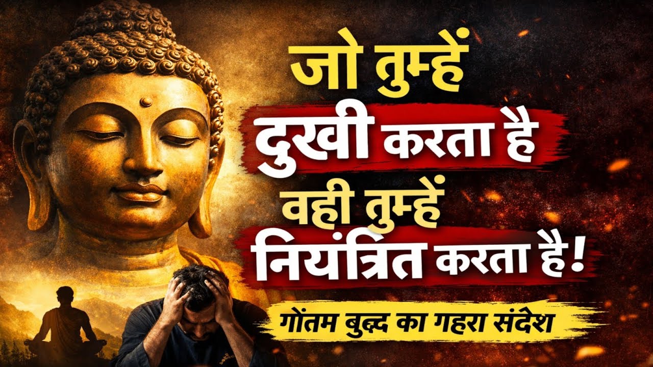 “जो तुम्हें दुखी करता है, वही तुम्हें नियंत्रित करता है | गौतम बुद्ध”