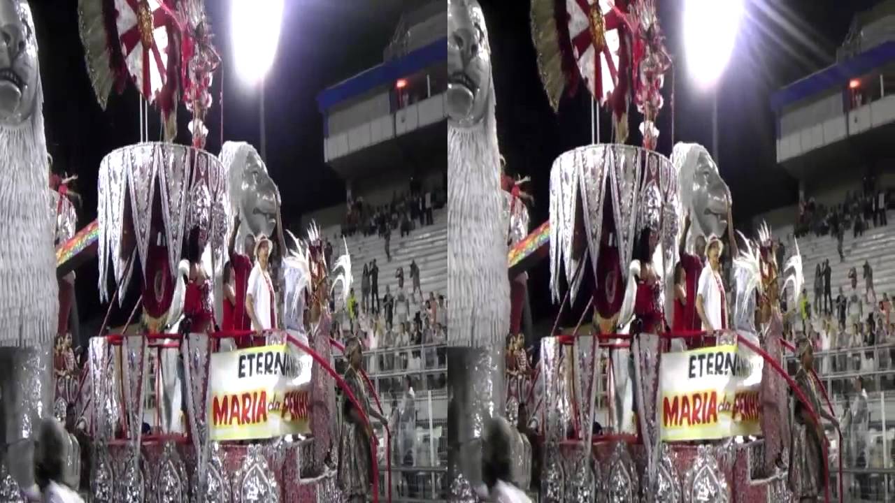 Desfile das Campe&atilde;s SP Carnaval 2013 em 3D - parte 7 (3D Brazilian Carnival)