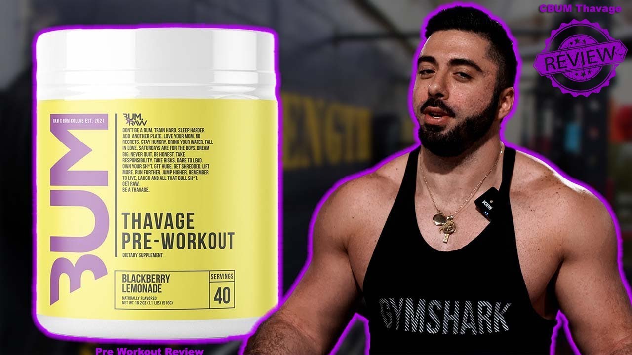 Pre Workout Review: CBUM THAVAGE!💪
