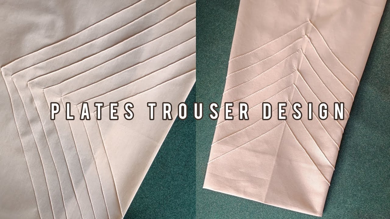 Simple trouser design 2022 | plates trouser ideas | lawn trendy trouser design for summer
