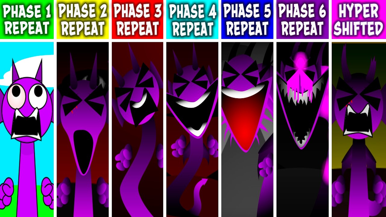 Sprunki PHASE 1-2-3-4-5-6 But Everyone Is REPEAT After HYPER SHIFTED PHASE 3