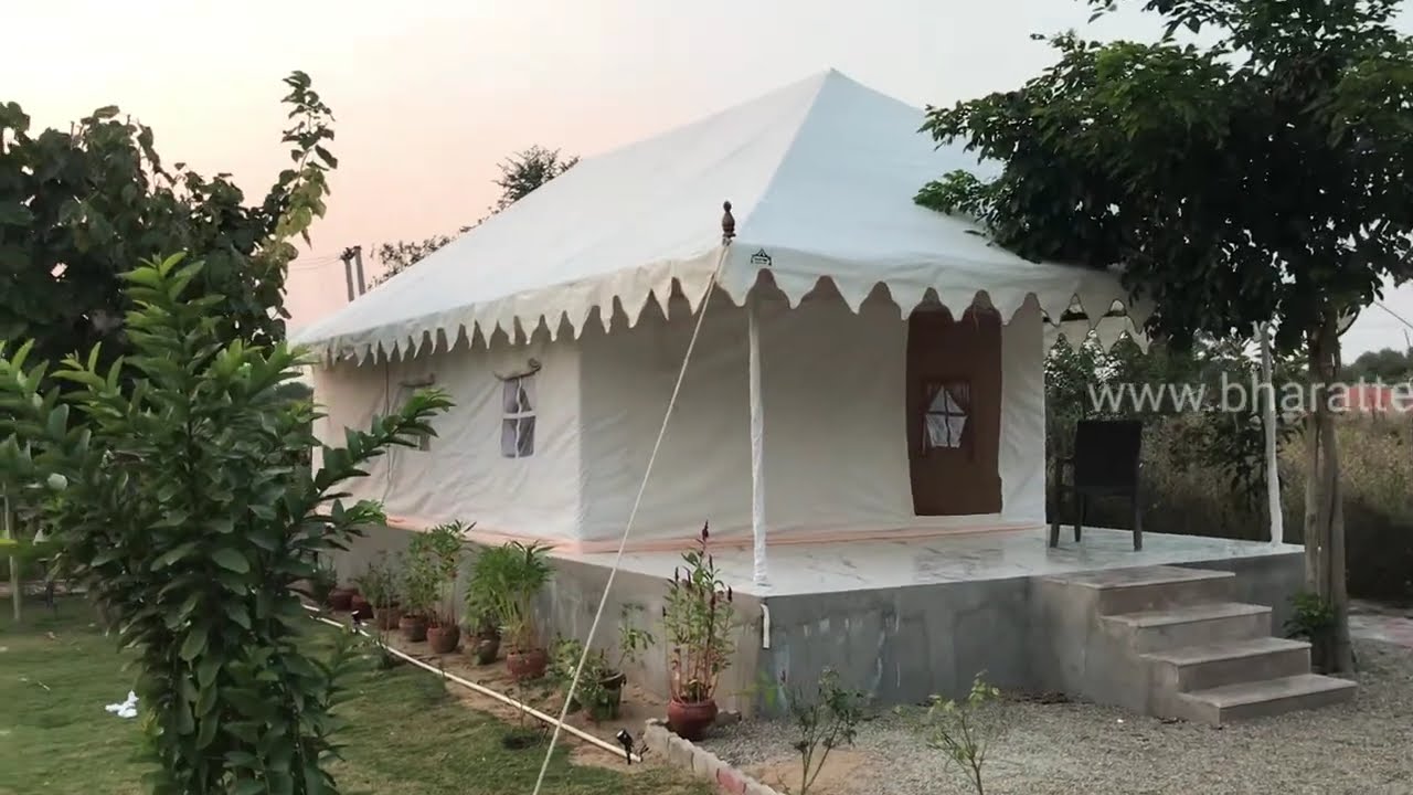 Resort tents at good price i india and in various designs | Luxury Resort Tent supplier in mumbai