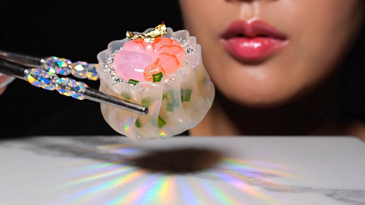 Which Crystal  Food Will You Choose? 🍮 AI ASMR Experience