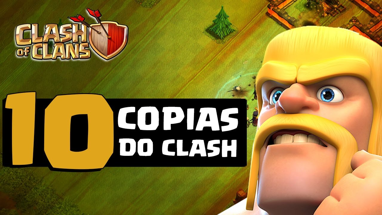 10 JOGOS QUE COPIARAM CLASH OF CLANS