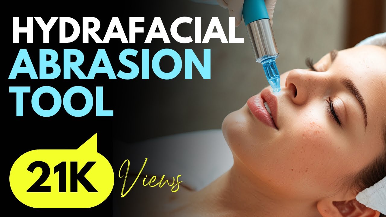 HydraFacial Abrasion Tool Working | How HydraFacial Works | HydraFacial Abrasion Procedure in Detail