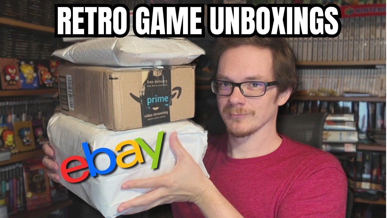 Распаковка ретро-игр, купленных на eBay.