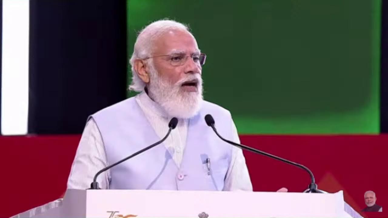 PM Modi inaugurates Azadi @75 conference & expo in Lucknow #AzadiKaAmritMahotsav #Inauguration #L...