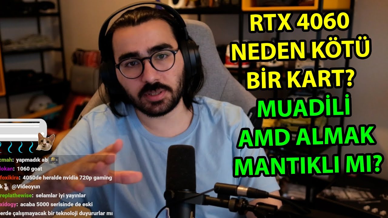 RTX 4060'ın Neden Kötü Bir Ekran Kartı Olduğunu Anlatıyor ve Muadili AMD Almak Mantıklı Mı?|Videoyun