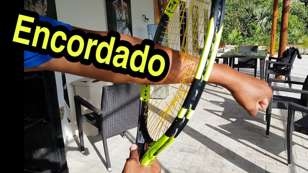 COMO se ENCUERDA una RAQUETA de TENIS 2021 (NO es un TUTORIAL de encordado) solo para tu curiosidad