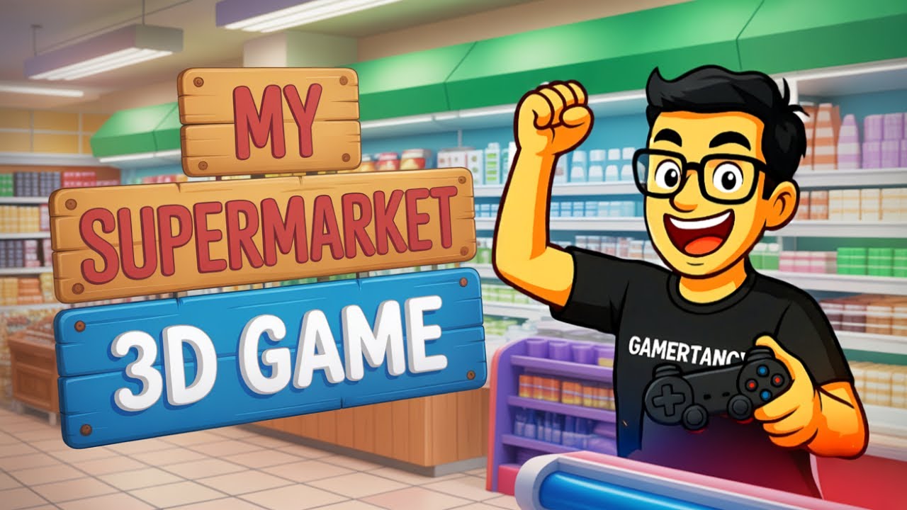 Playing My Supermarket Simulator 3D Game | Fun Store Management 🥦🛍️