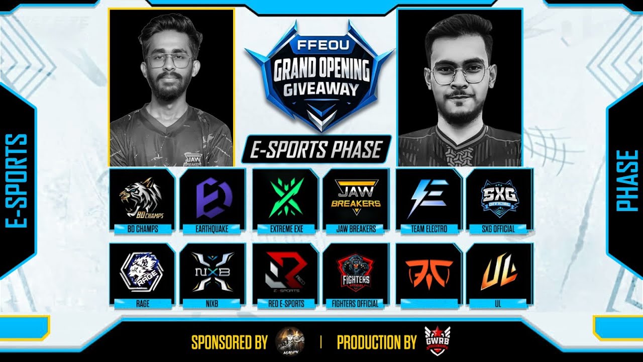 [🔴 LIVE] ON  | FFEOU OPENING  GIVEWAY| E-SPORTS PHASE   ||‪ ‪‪