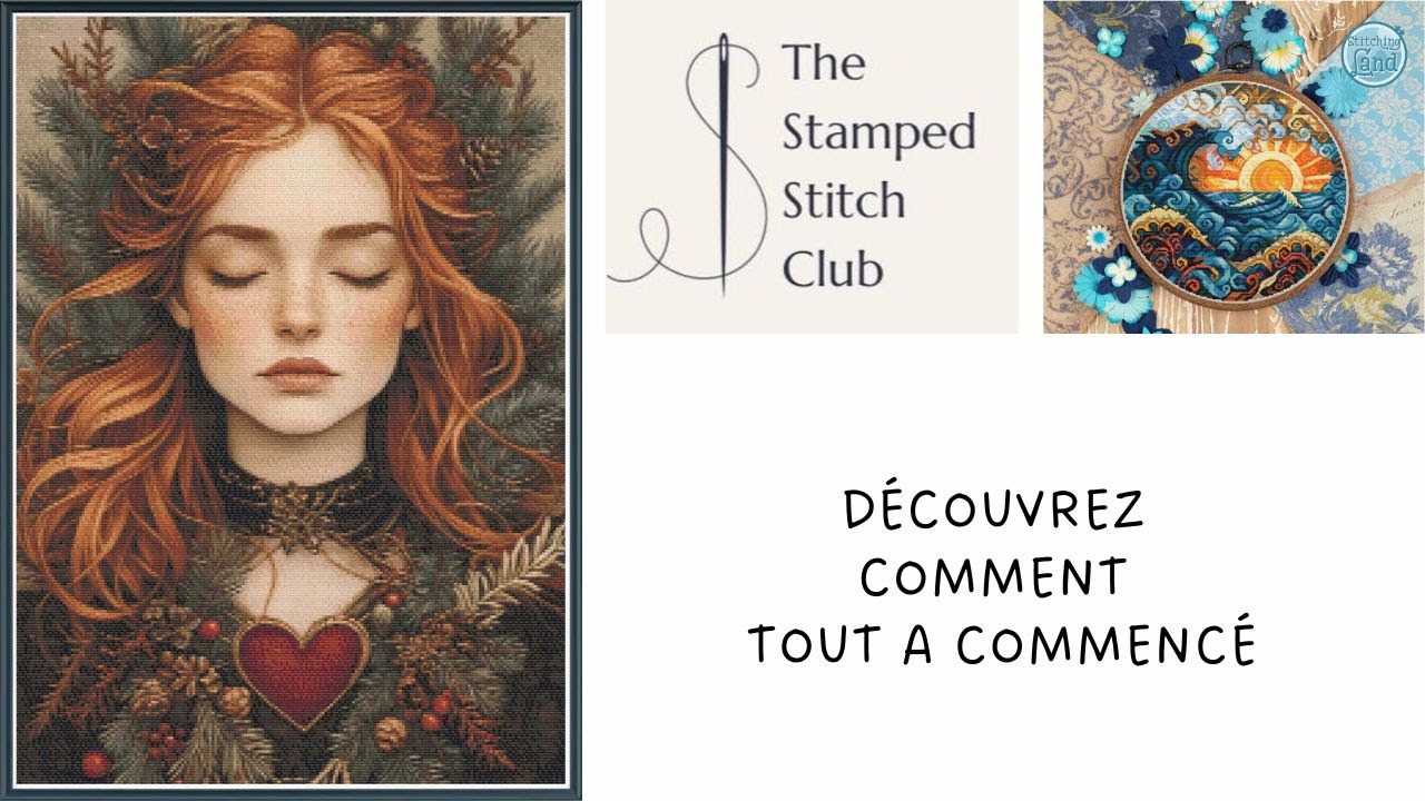 The Stamped Stitch Club, comment tout a commencé + présentation de 2 kits #crossstitch