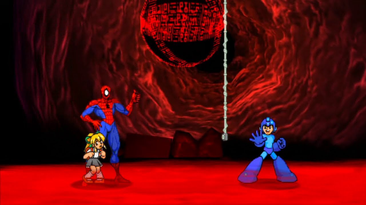 Marvel VS Capcom 2 - Roll/Spider-Man/Megaman - Expert Difficulty Playthrough