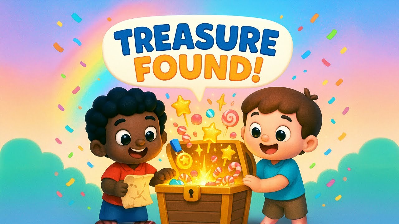 Treasure Hunt Song for Kids ‧₊˚💎✩ ₊˚ | Nursery Rhyme with Clues, Fun, and Surprise | Kutties